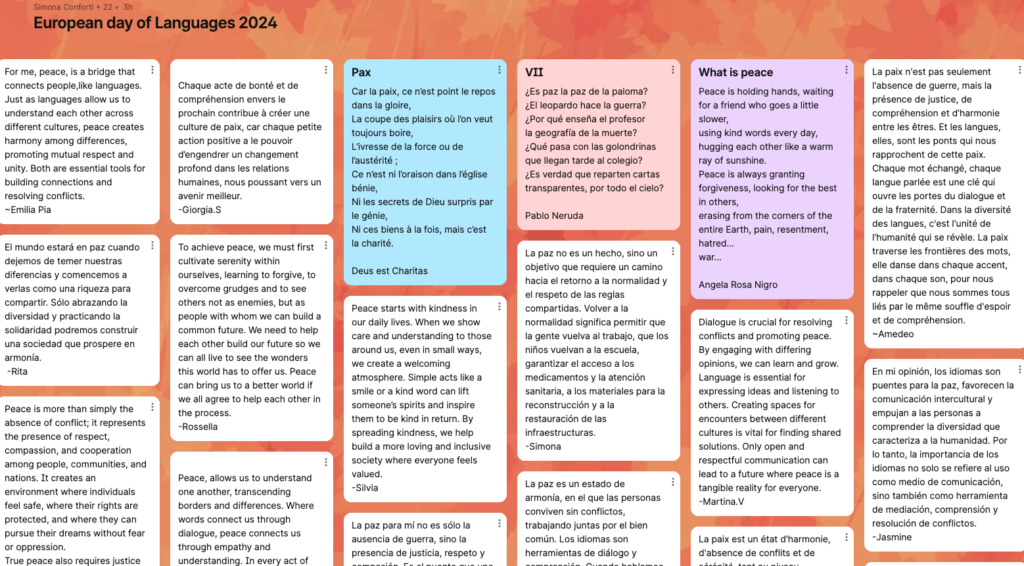 European Day of Languages Erasmus 2023